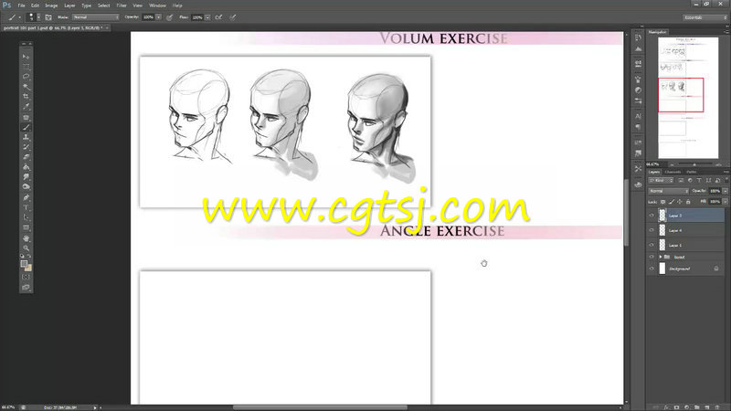 人物肖像数字绘画训练视频教程的图片5