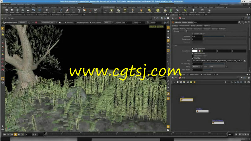 3D-Coat与Houdini树木植物场景制作视频教程的图片2