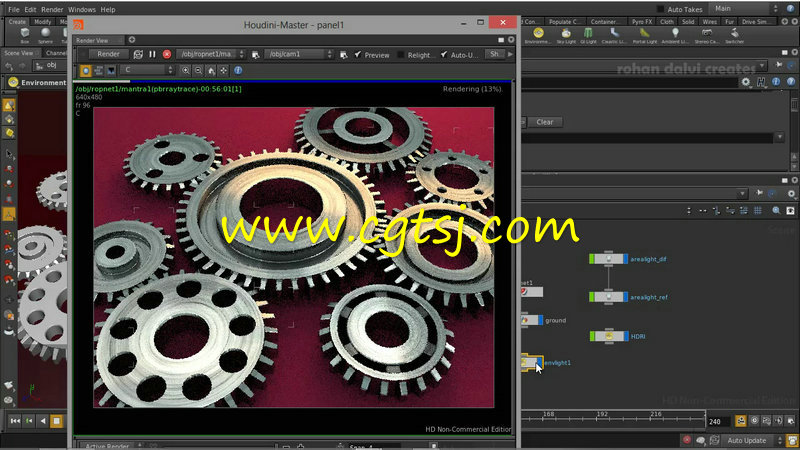 Houdini齿轮动画实例训练视频教程的图片5