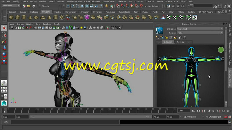 MotionBuilder与Maya角色关键帧动画制作视频教程的图片5