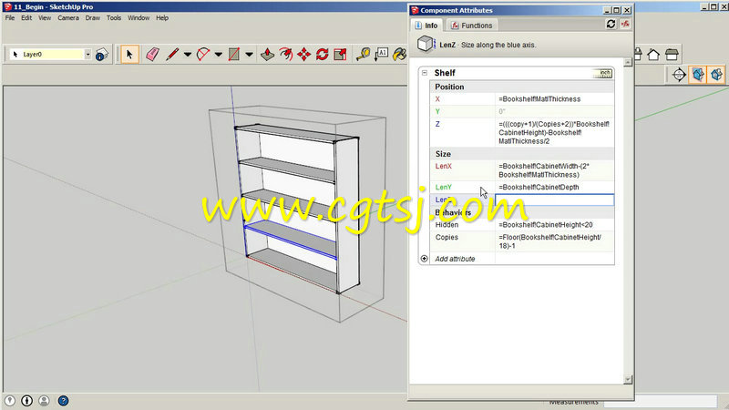 SketchUp动态组件制作训练视频教程的图片4