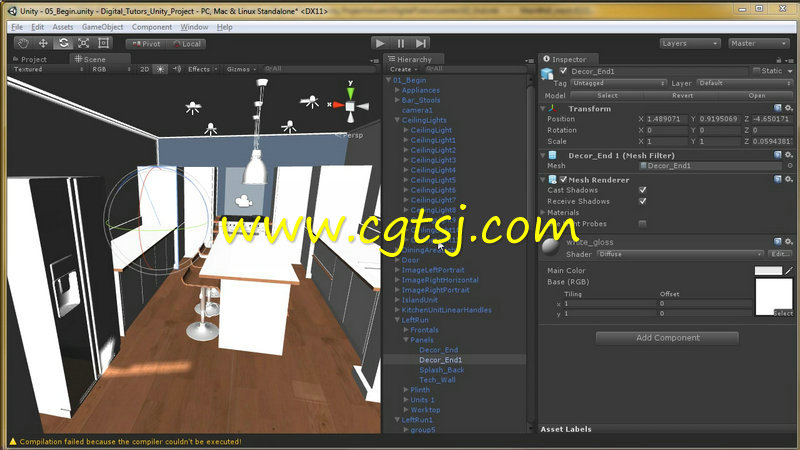 Unity环境场景高效流程训练视频教程的图片5