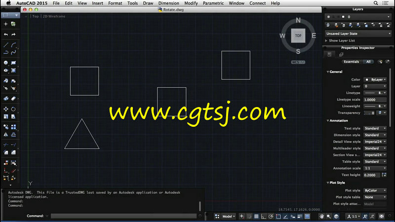 Autocad 2015 MAC基础核心训练视频教程的图片3