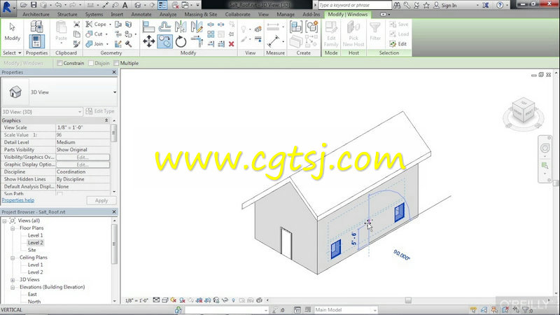 Revit Architecture人性化屋顶设计训练视频教程的图片1