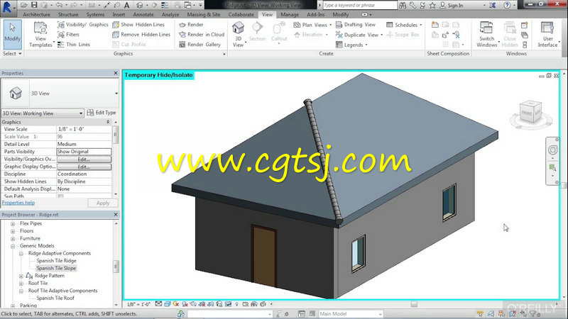 Revit Architecture人性化屋顶设计训练视频教程的图片3