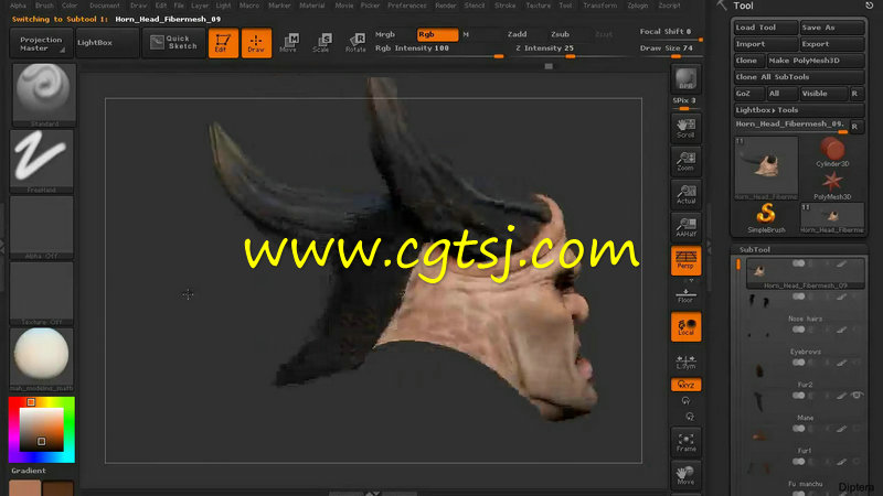 ZBrush角色毛发制作训练视频教程第三季的图片2