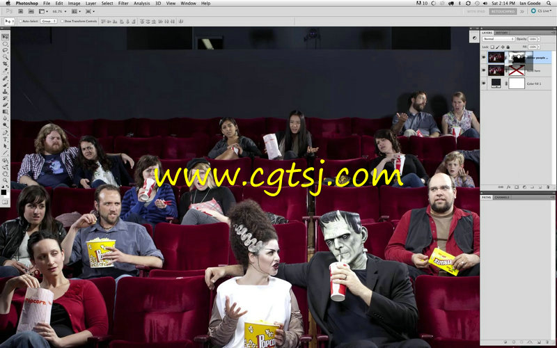 Photoshop影院怪物特效制作视频教程的图片2
