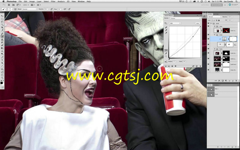 Photoshop影院怪物特效制作视频教程的图片3