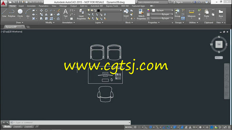 AutoCAD动态模块技术训练视频教程的图片2