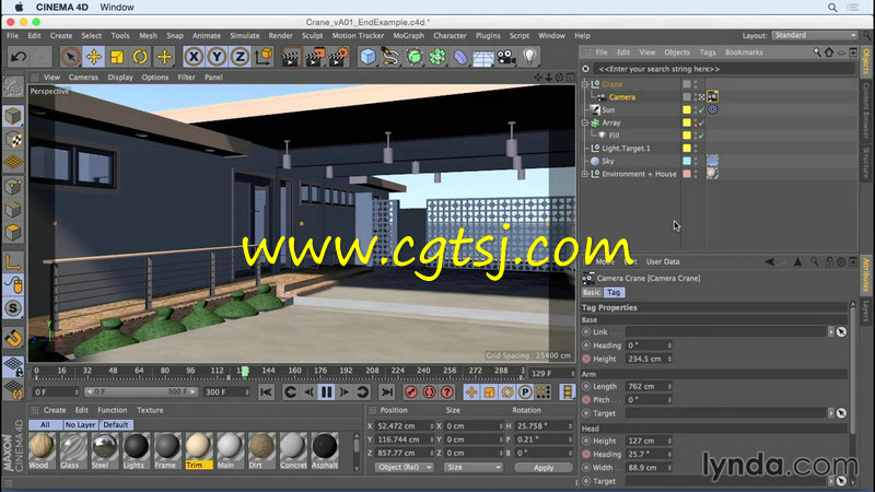 C4D摄像机动画技术训练视频教程的图片3