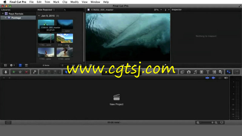 Final Cut Pro X基础核心训练视频教程的图片2