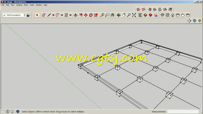 SketchUp建筑结构制作训练视频教程的图片1