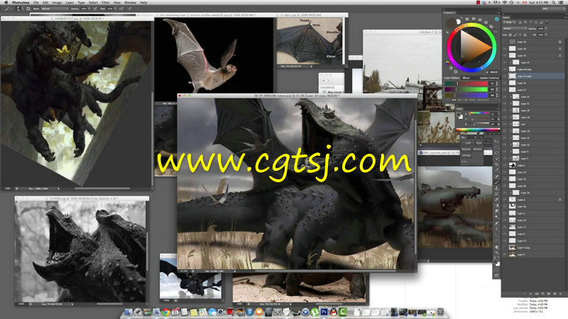 魔幻巨龙数字绘画训练视频教程的图片1