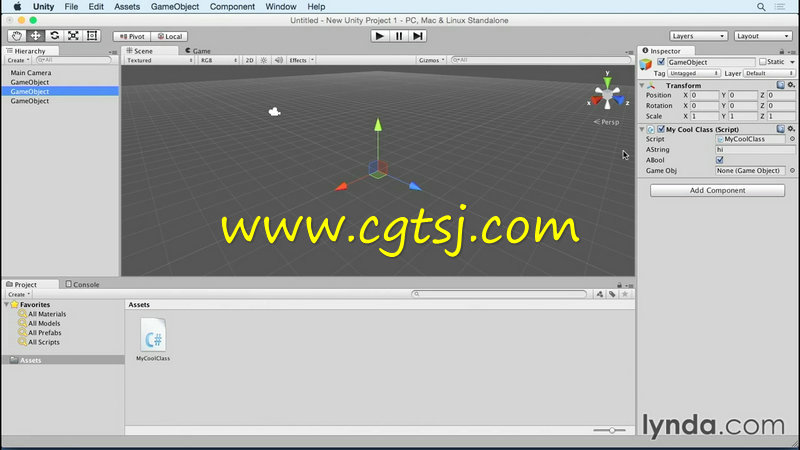 Unity中C#脚本制作训练视频教程的图片1