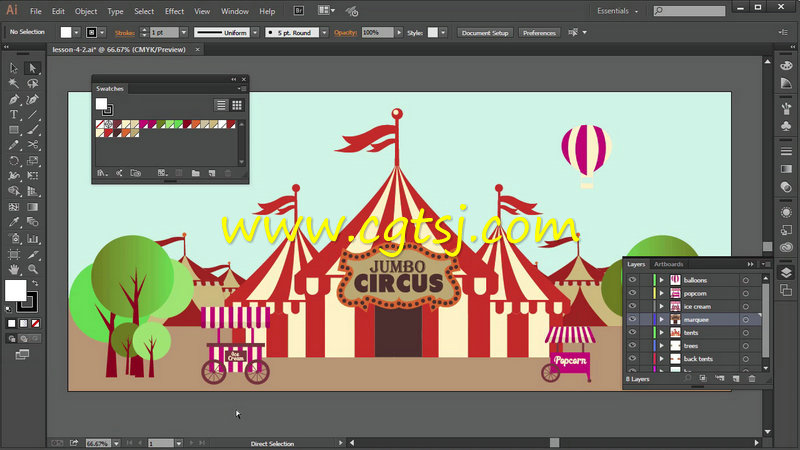 Illustrator色彩配色使用技巧视频教程的图片3