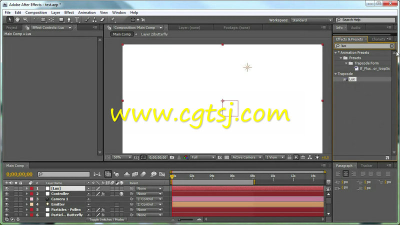AE飞舞蝴蝶特效动画制作视频教程的图片2