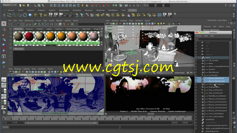 Maya与AE影视级照明训练视频教程的图片3