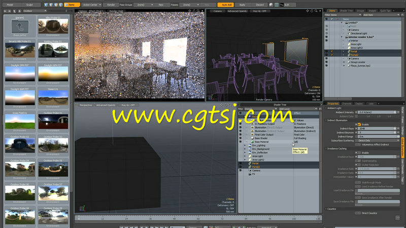 MODO室内设计照明渲染训练视频教程的图片1