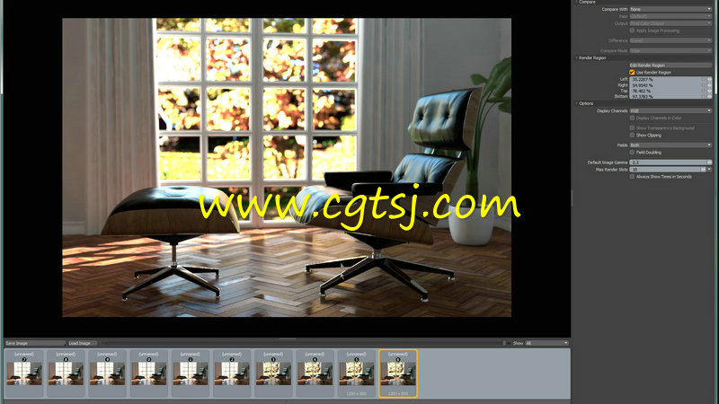 MODO室内设计照明渲染训练视频教程的图片3