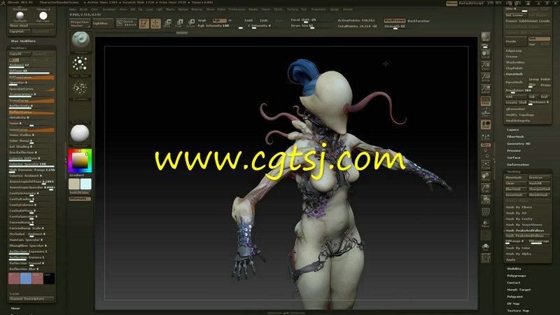 Zbrush超级游戏角色制作训练视频教程的图片2