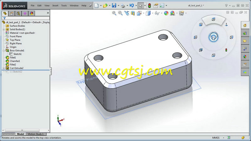 SolidWorks方向盘高效建模技术视频教程的图片2