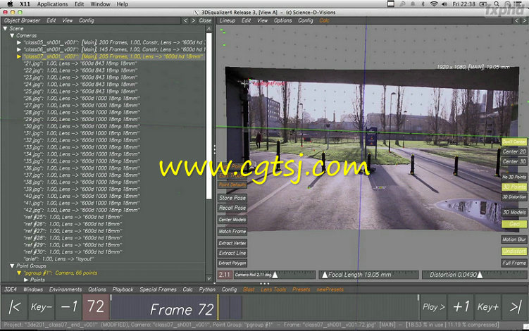 3DEqualizer运动跟踪进阶训练视频教程的图片2
