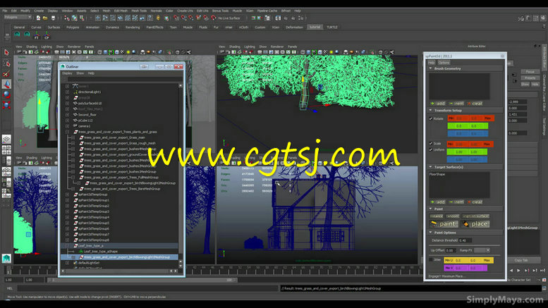 Maya建筑环境UV贴图相关技术实例训练视频教程的图片2