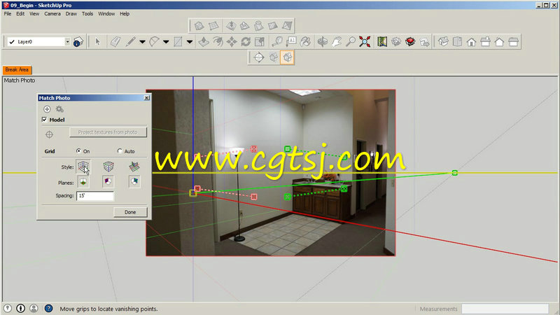 SketchUp中利用2D图像建模训练视频教程的图片1