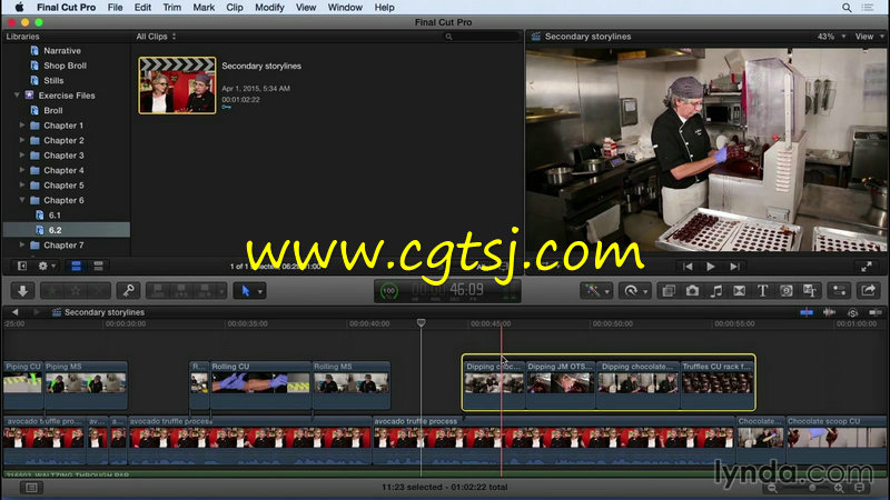 Final Cut Pro X 10.2全面核心训练视频教程的图片2