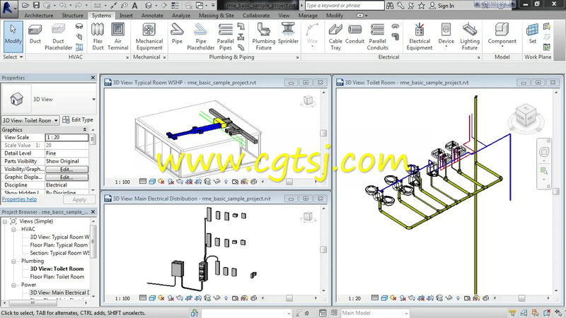 Revit MEP 2016全面核心训练视频教程的图片1