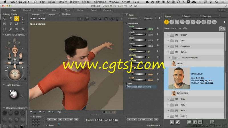 Poser Pro游戏制作综合训练视频教程的图片3