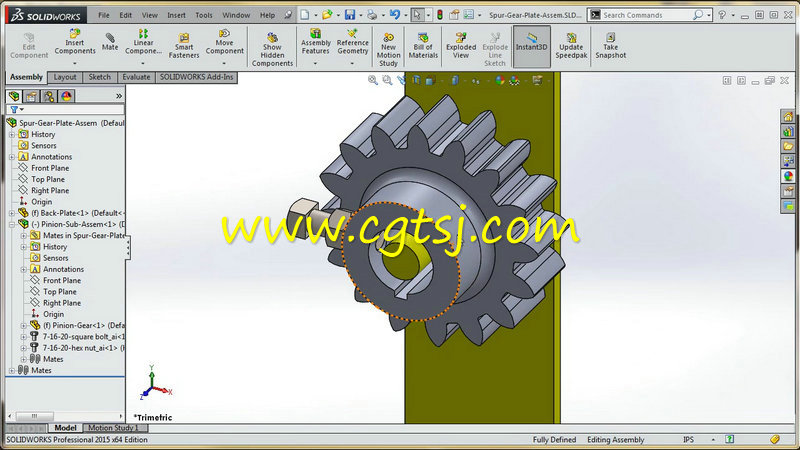 SolidWorks风车水泵齿轮制作训练视频教程的图片2