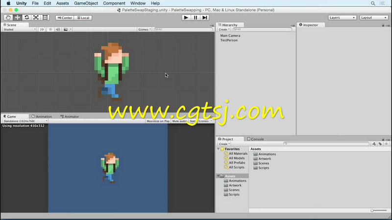 Unity二维游戏调色板使用技巧视频教程的图片1