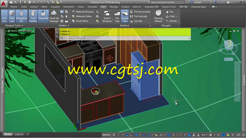 AutoCAD 3D 2016综合训练视频教程的图片1