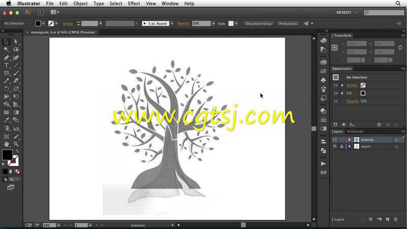 Illustrator婚礼标志制作训练视频教程的图片1