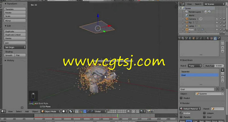 Blender粒子动画技术训练视频教程的图片2