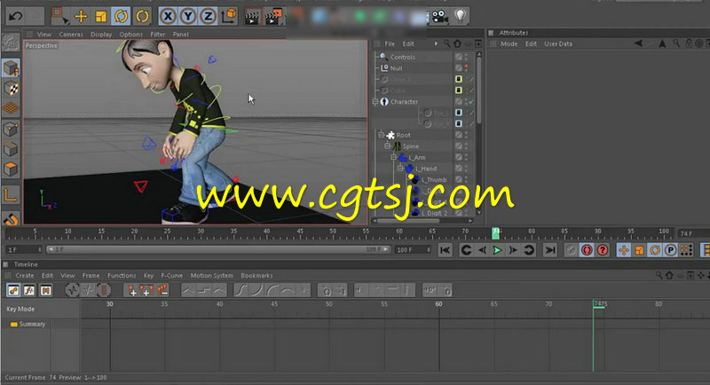 C4D强大角色动画技术训练视频教程的图片2