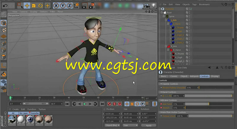 C4D强大角色动画技术训练视频教程的图片3