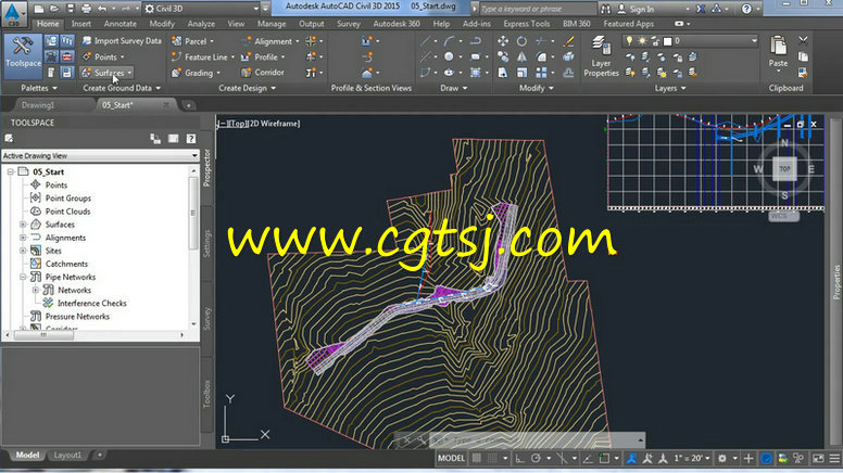 AutoCAD Civil 3D 2015全面核心训练视频教程的图片2