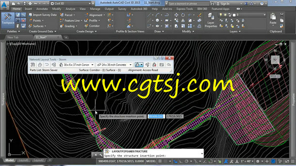 AutoCAD Civil 3D 2015全面核心训练视频教程的图片3