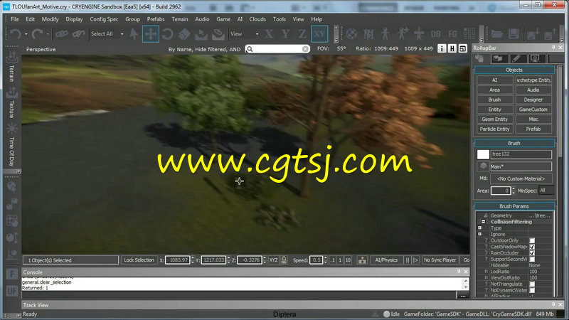 CryEngine游戏环境融入特效制作视频教程第一季的图片3