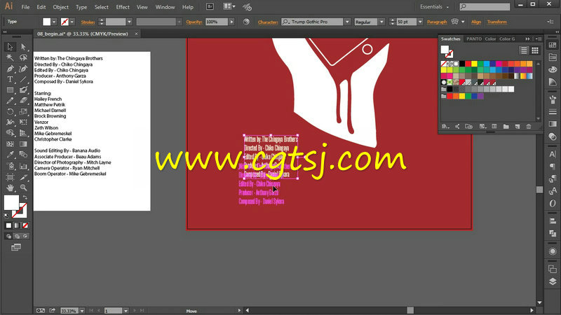 Illustrator概念化海报设计训练视频教程的图片2