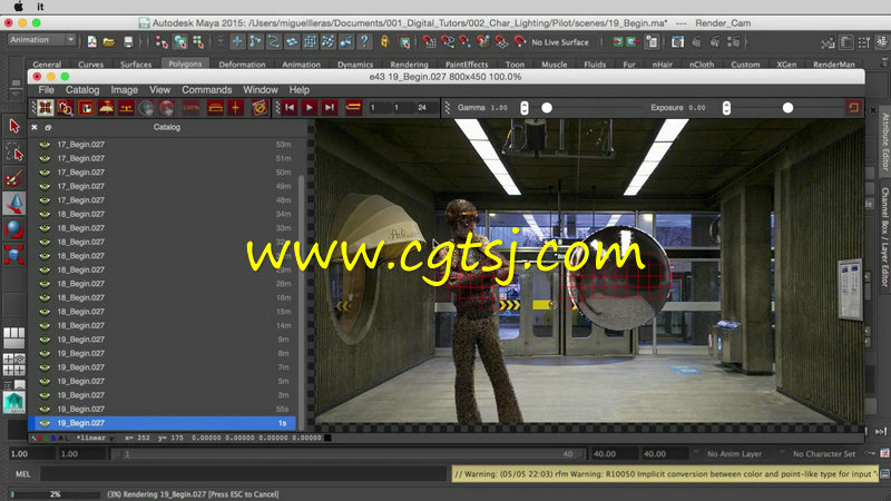 Maya与RenderMan角色照明渲染技术视频教程的图片2