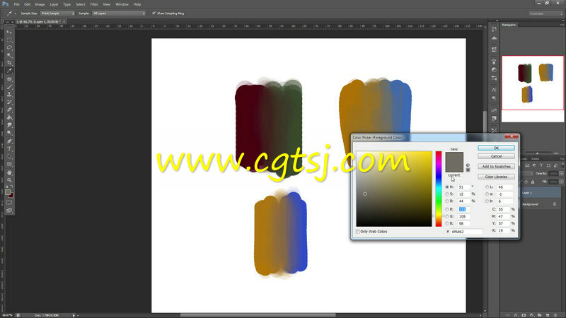 PS色彩笔触角色绘画训练视频教程的图片1