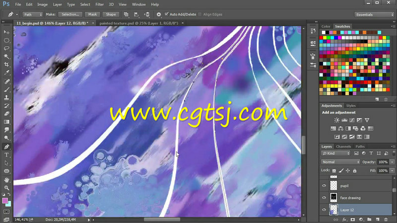 PS与Painter色彩混合艺术绘画视频教程的图片2