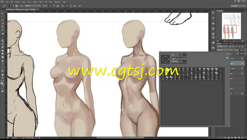 女性角色绘画设计完整剖析视频教程第一季的图片2