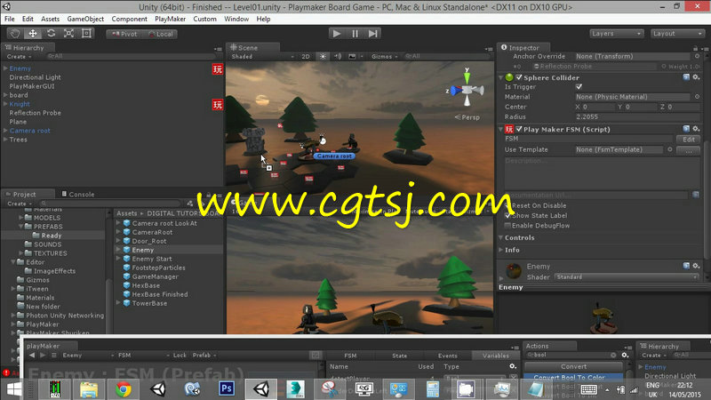 Unity与PlayMaker回合制游戏制作训练视频教程的图片2