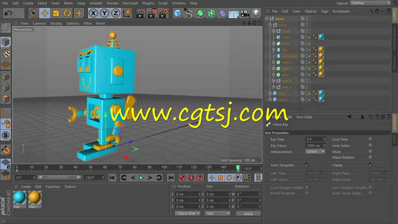 C4D机器人建模与动画训练视频教程的图片3