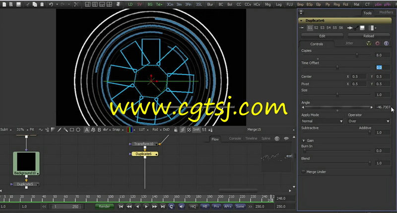 Fusion平视显示HUD特效动画视频教程的图片4