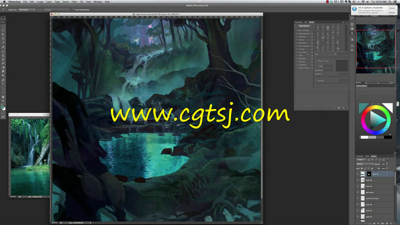 魔法森林概念艺术绘画训练视频教程的图片2